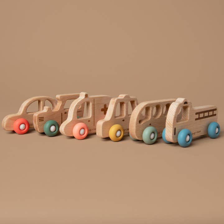 bug + bean kids - Wholesale Wood Toy - Kids - Wooden Toy Bus | Wheelies Collection