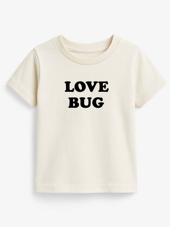 T-shirt Enfant Bio Love Bug pour la vente par Tenth & Pine