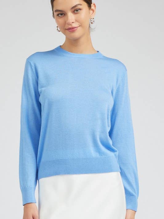 Pull à col rond pour la vente par Current Air