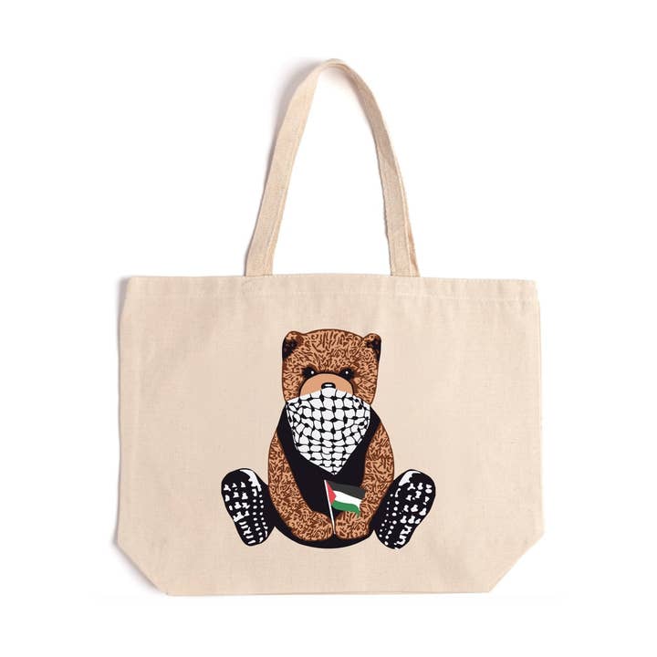 Pali Bear Jumbo Tote Bag for wholesale by Wear The Peace