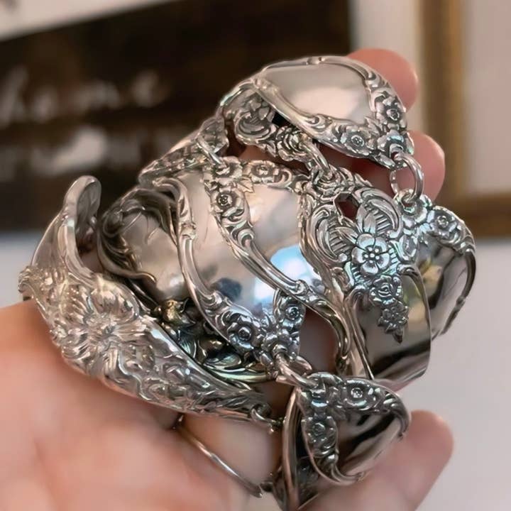 Cute Vintage Silverware Bracelets – Upcycled, Assorted Pack and other Purchase Wholesale upcycle. Free Returns & Net 60 Terms on Faire trending on Faire.