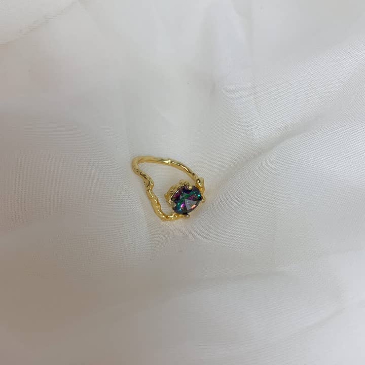 Love Local Jewelry - Vendita all'ingrosso Anelli cocktail/statement - Anello Alea con pietra Alexandrite9