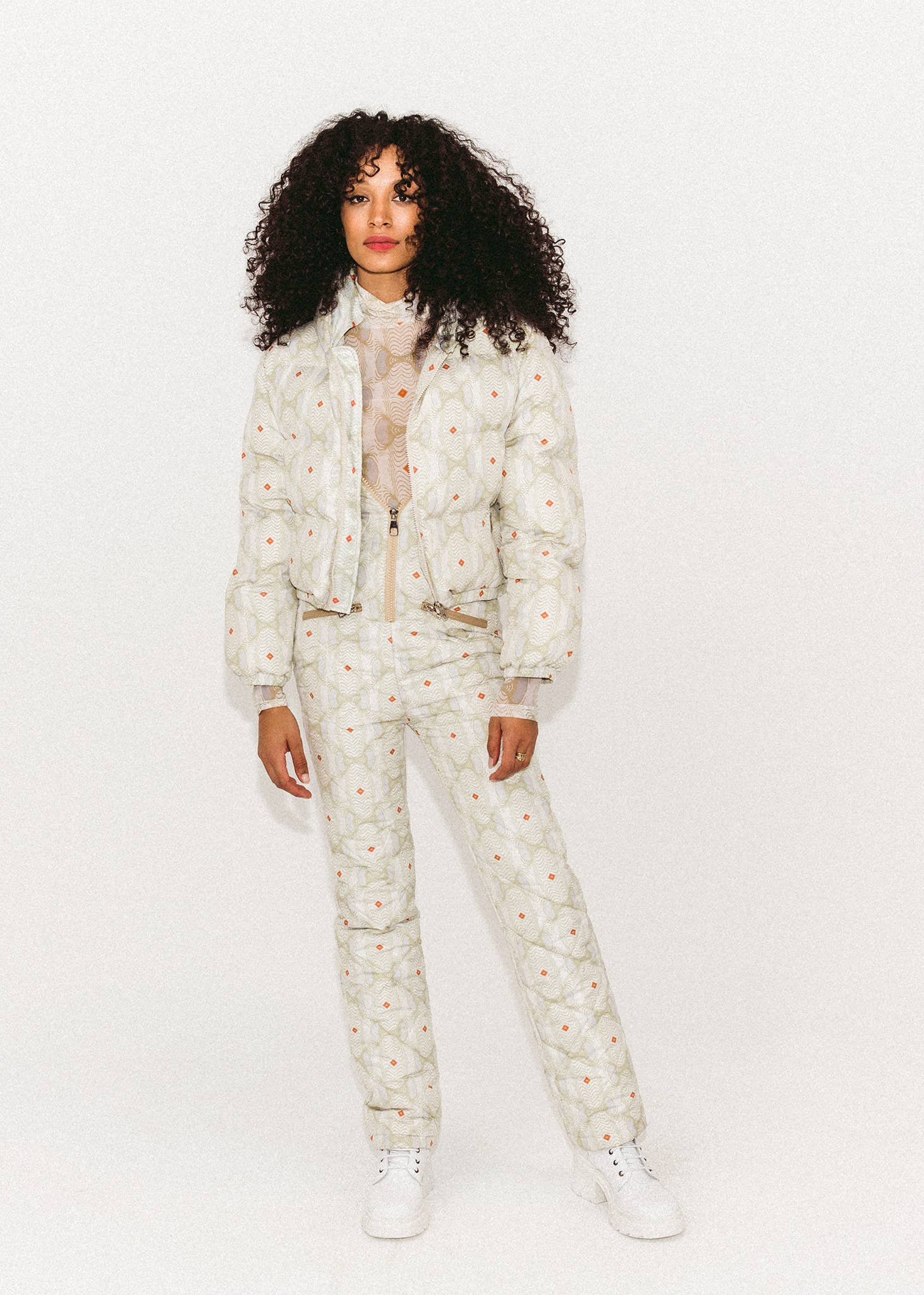 Hilary MacMillan - Wholesale Puffer Jacket - Women's - Printed Snowsuit