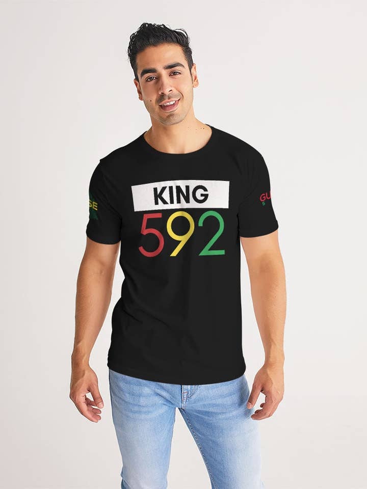 592 Guyanese Swag Men's Tee for wholesale by Guyanese Swag