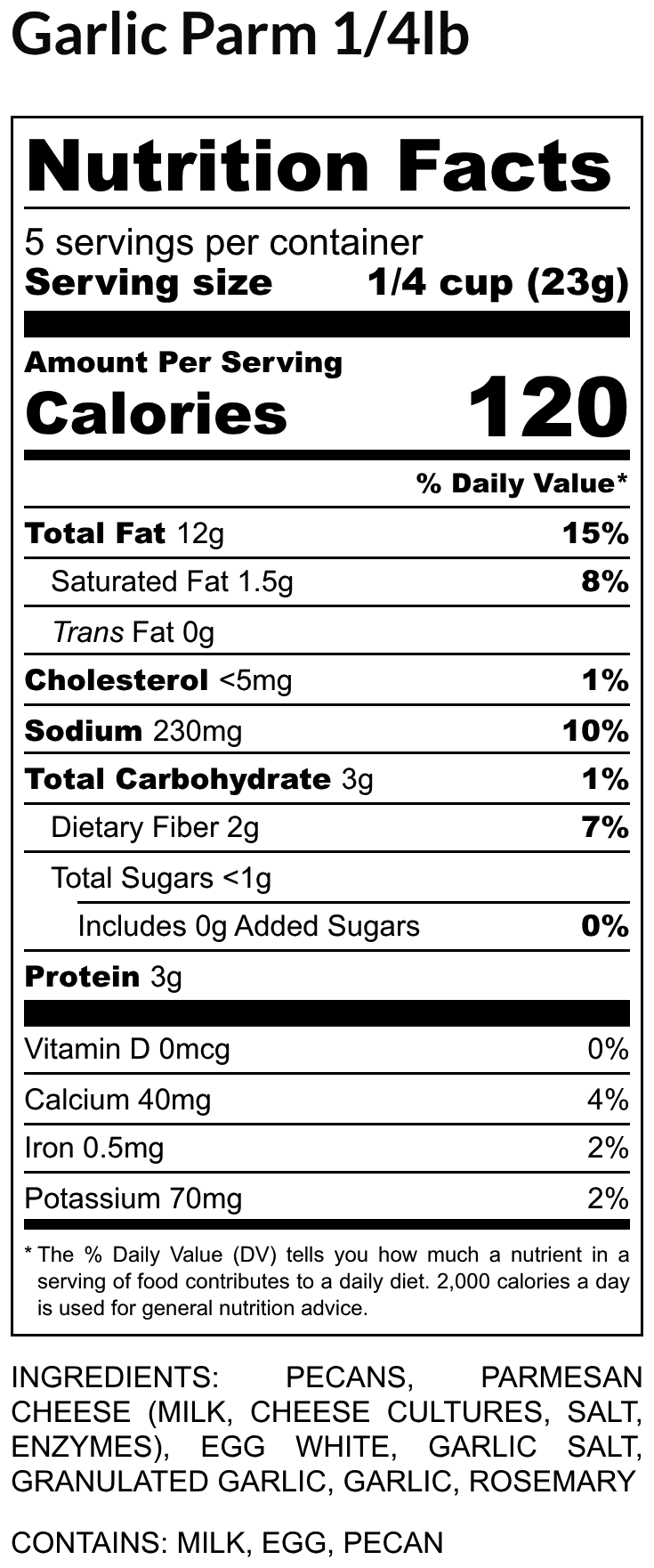 Pecan Amor - Wholesale Nuts - Garlic Parm6