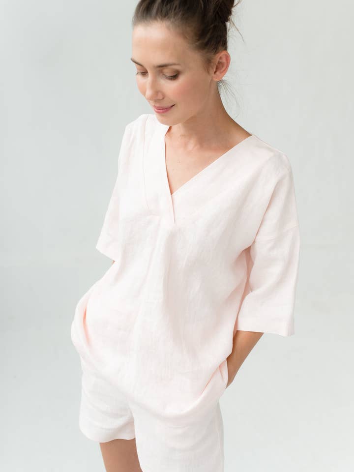 Linen Shorts, Linen Clothing, Linen Pyjama Bottoms, Linen for wholesale by LeMuse