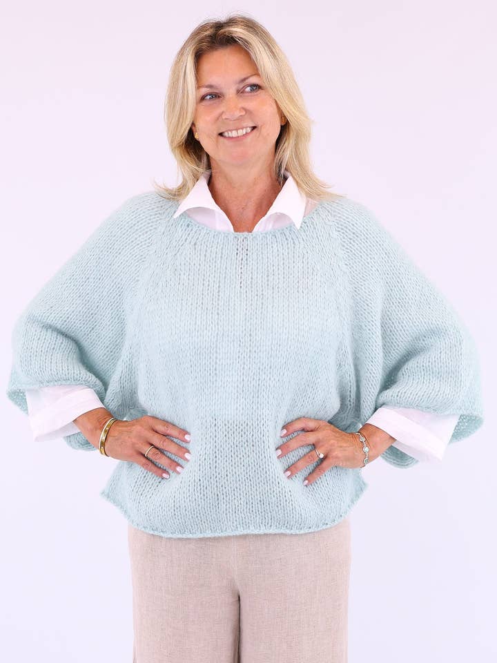 Cadenza Italy Ltd - Wholesale Knitted jumper – Women′s - Alpaca Blend Swing Jumper10