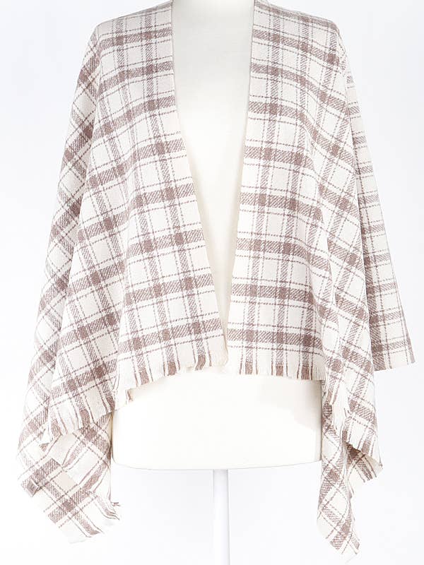 To tonet plaid tørklæde for engroshandel hos Shop Neighbors