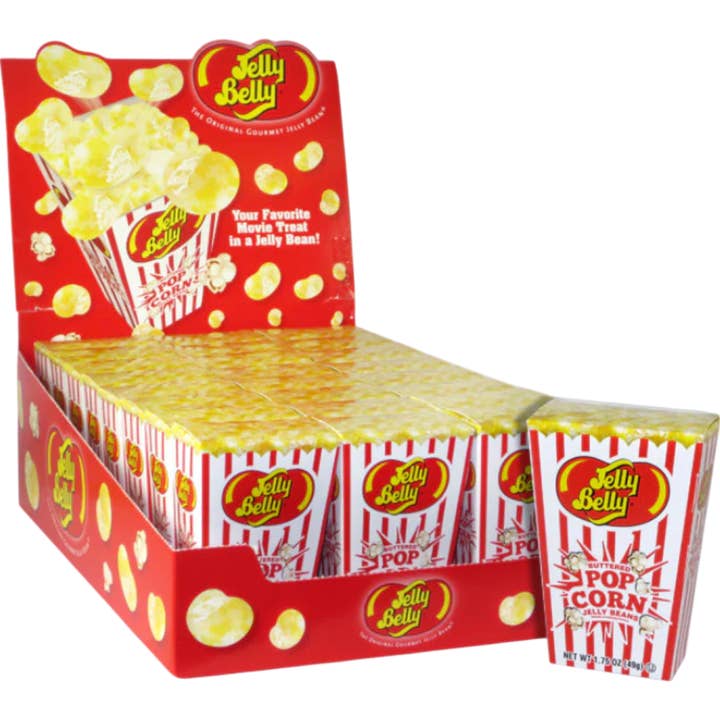 Cow Crack Wholesale - Wholesale Gummy - Jelly Belly Buttered Popcorn Box