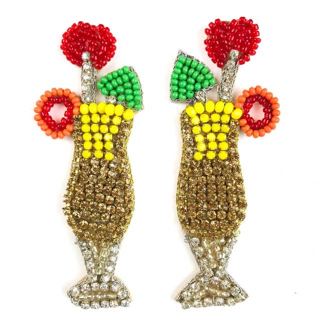 Sommer Cocktail-Ohrringe für den Großhandel von Allie Beads