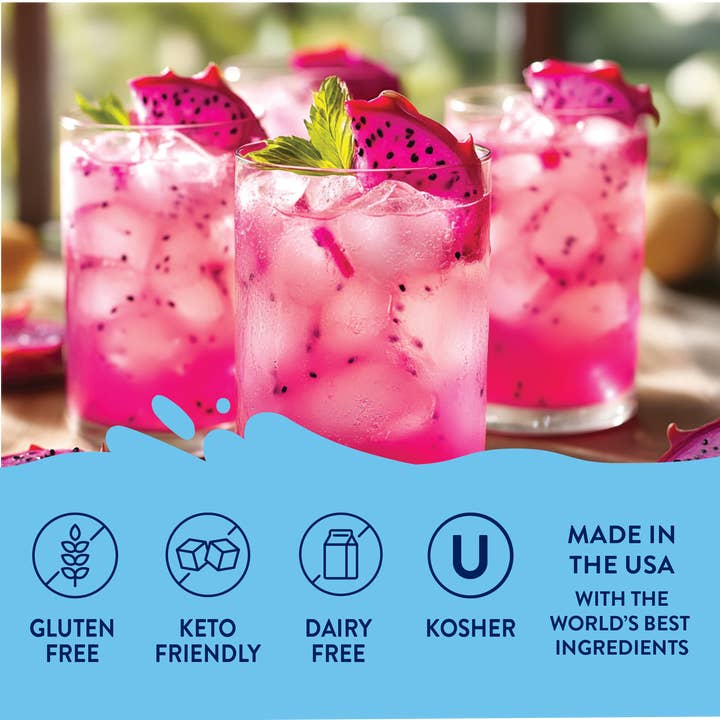 Jordan's Skinny Mixes - Wholesale Cocktail Mix/Syrup - Sugar Free Dragonfruit Acai Flavor Infusion Syrup4