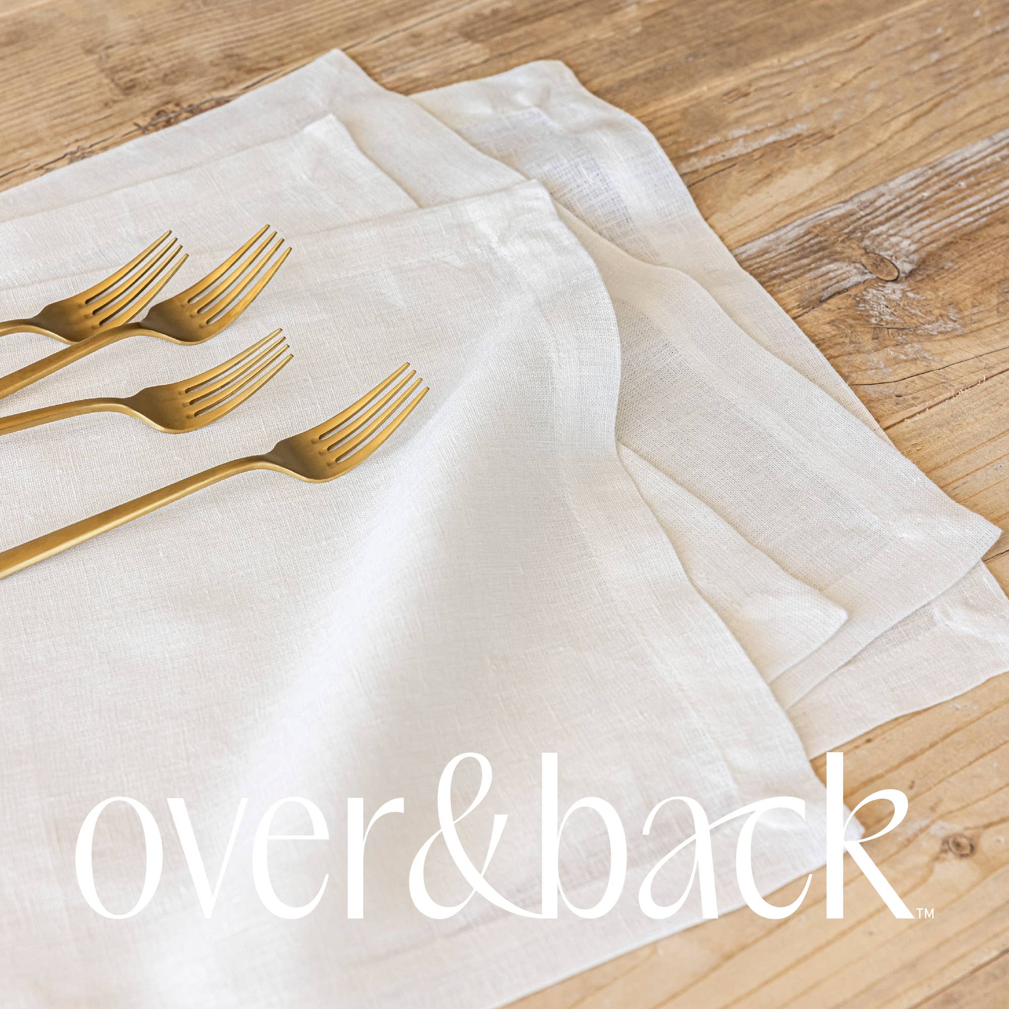 over&back - Wholesale Placemat - 100% Linen Woven Placemats – Perfect For Fall – Set of 45