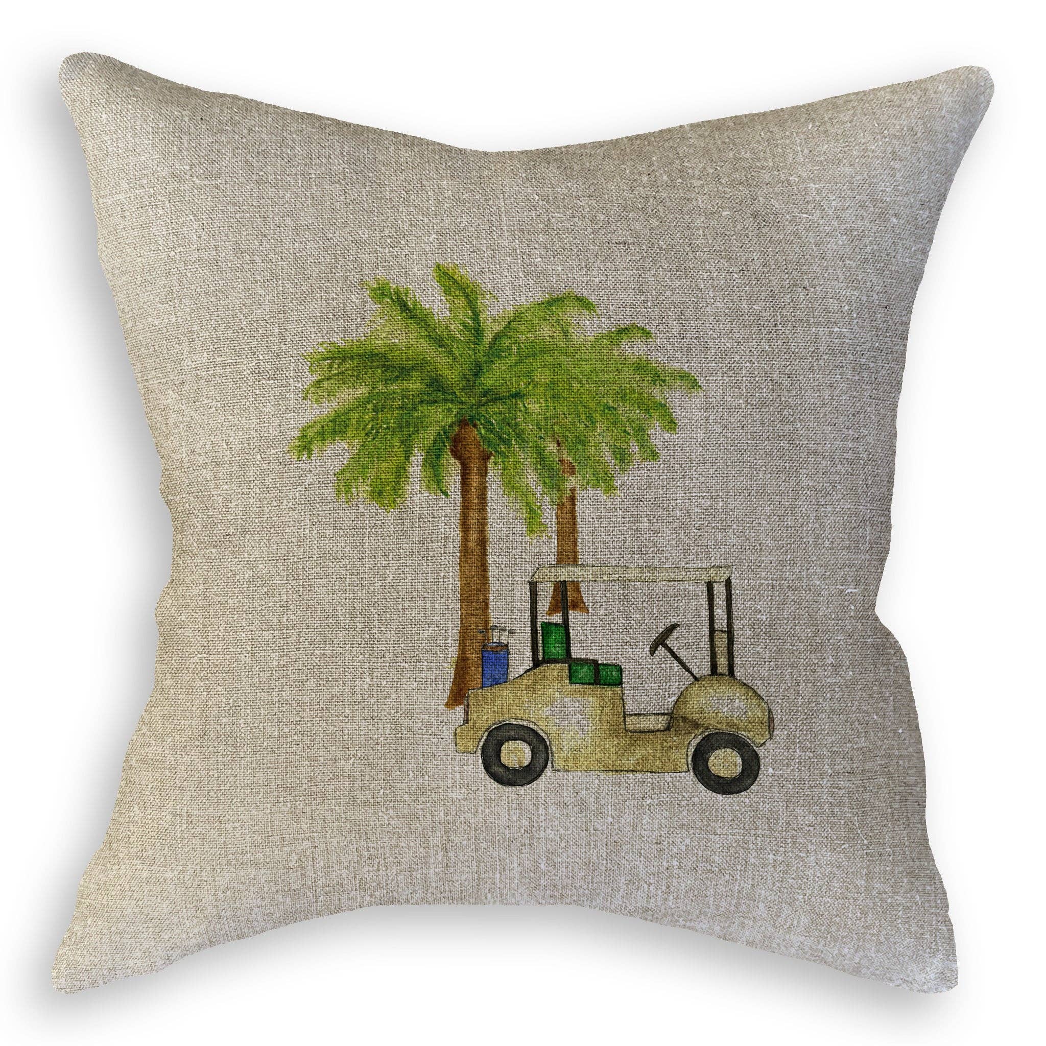 French Graffiti - Wholesale Tea Towel - Golf Cart with Palm Trees10
