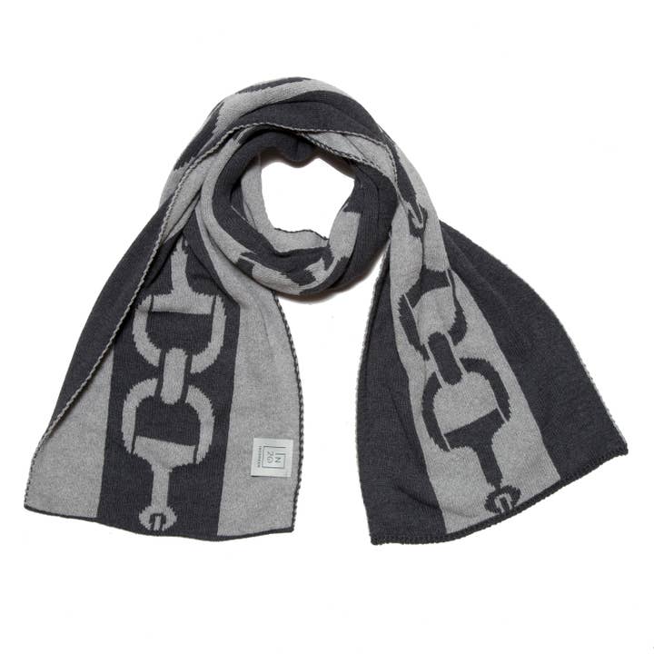 In2Green - Wholesale Scarf - Women's - Equestrian Snaffle Bit Striped Scarf