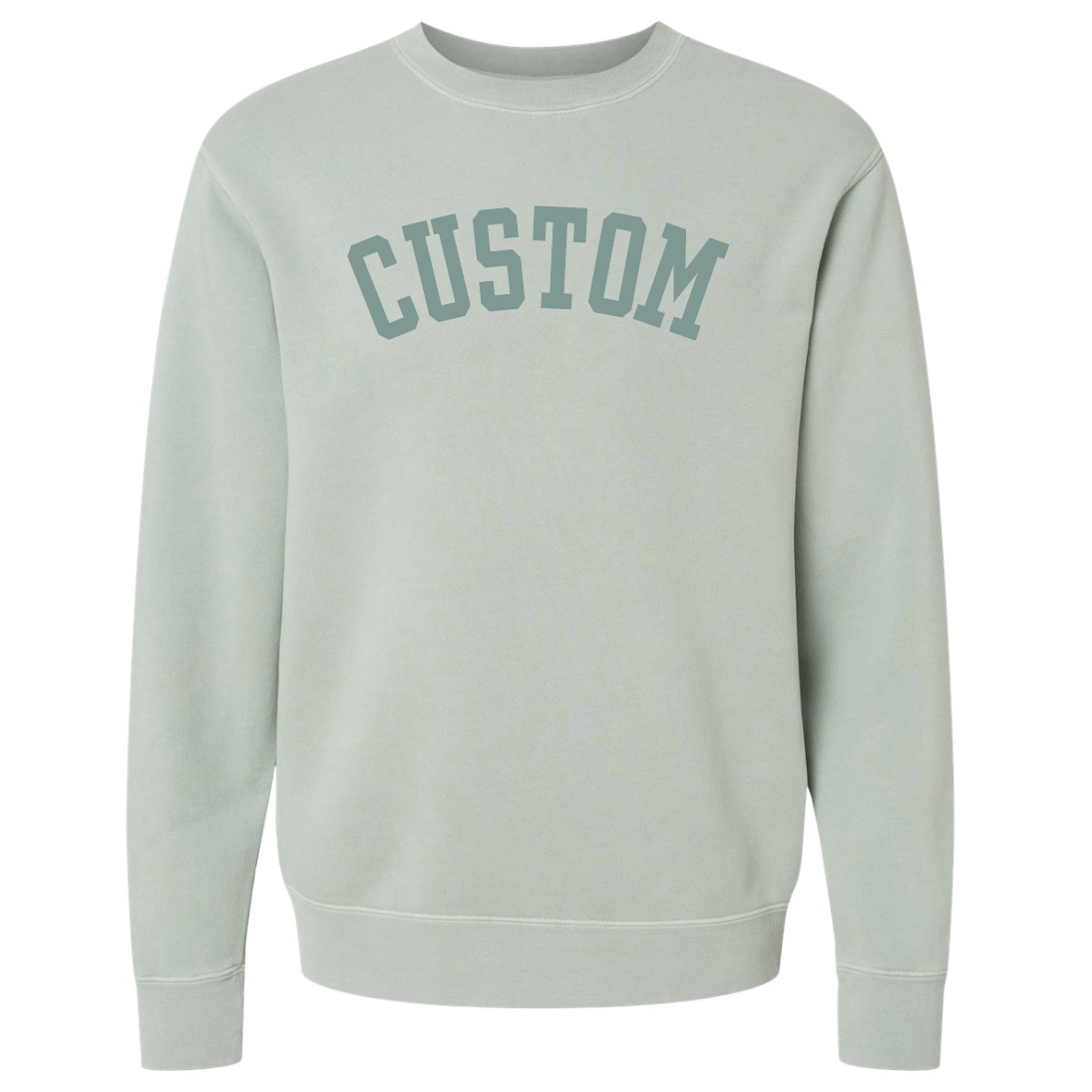 Jupmode - Wholesale Graphic Sweatshirt - Unisex - Custom Puff Print Tone on Tone Sweatshirt10