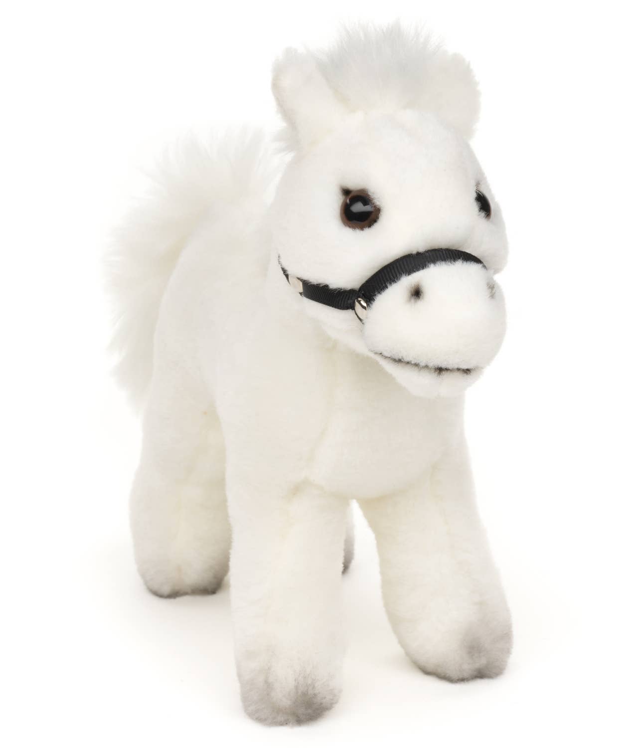 Uni Toys - Wholesale Stuffed/Plush Toy - Kids & Baby - Horse, standing, white (without saddle) - Cuddle/Plush toy1