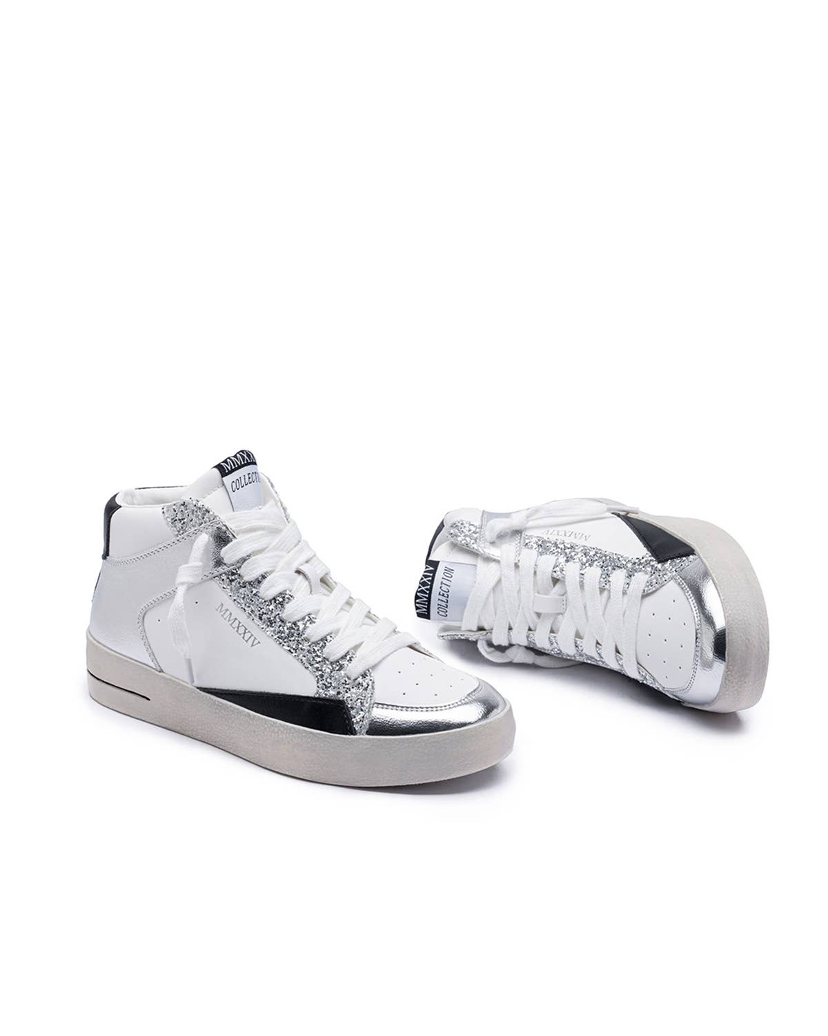 CEREZA - Wholesale Lifestyle Sneakers - Women's - Women's High-cut Platform Sneakers with with glitter detail19