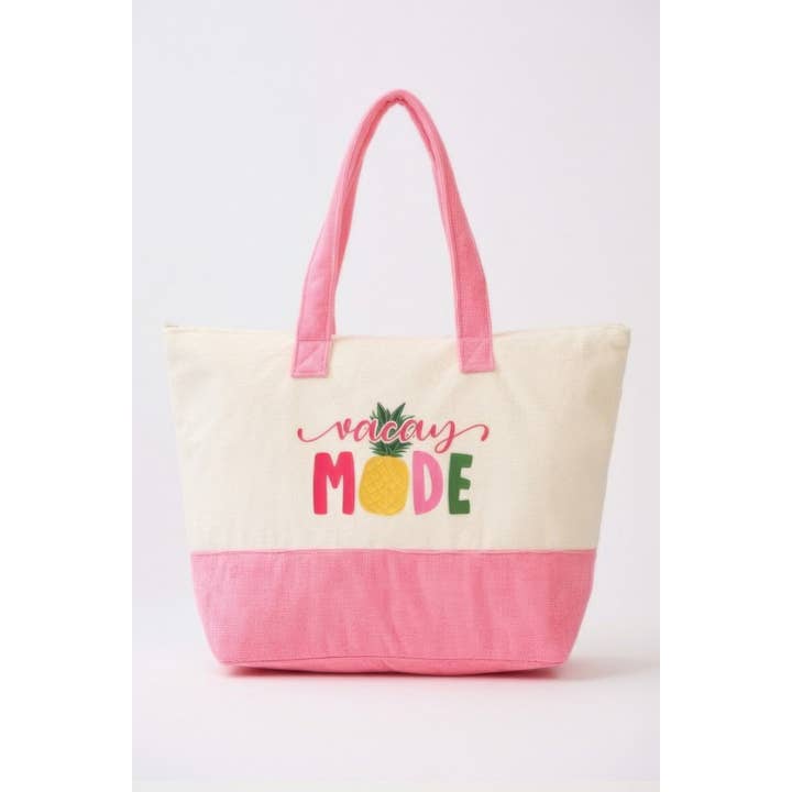 CC Wholesale Clothing - Wholesale Tote Bag - Women's - Vacay Mode Terry Tote12
