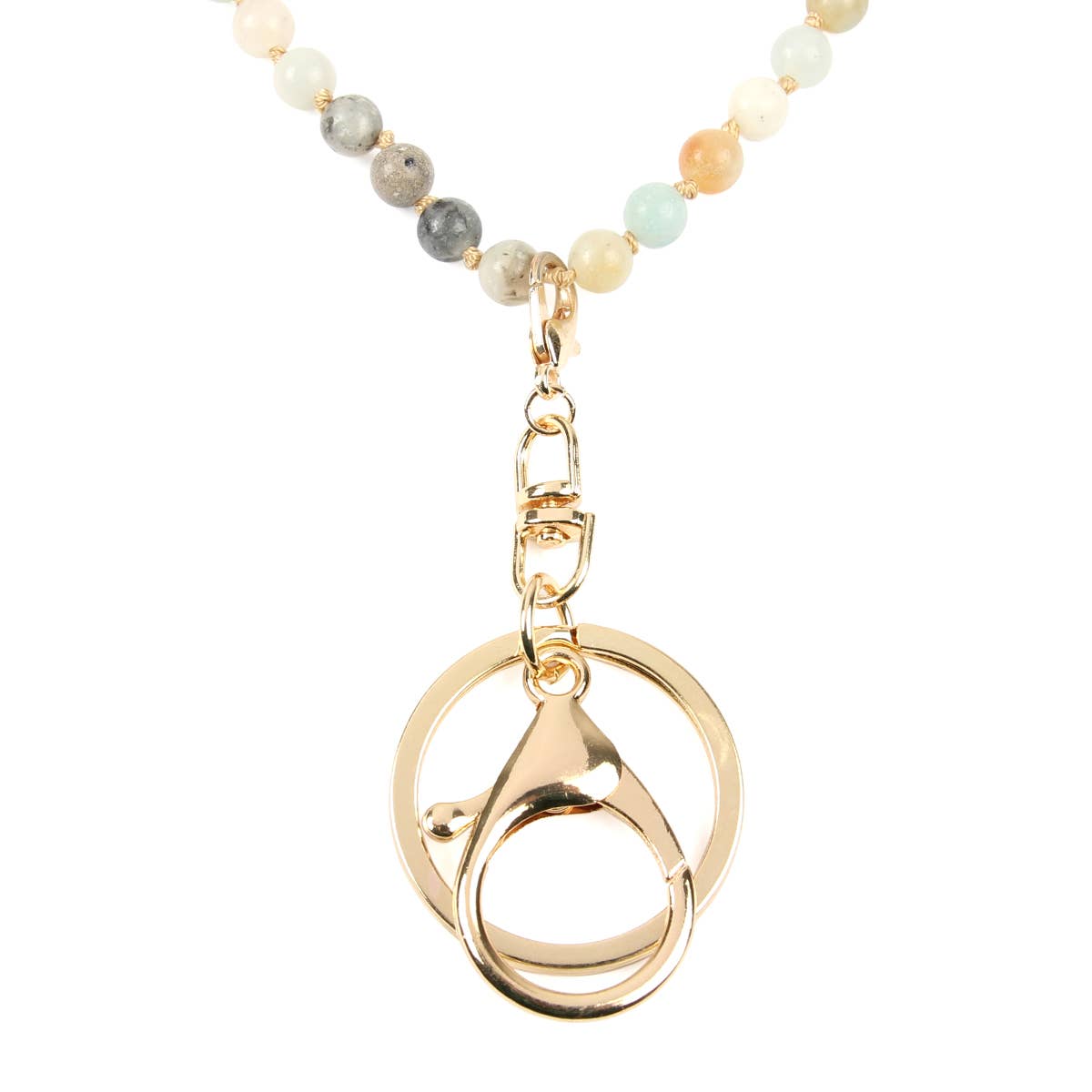 MYS Wholesale Inc - Wholesale Link & Chain Necklace - Natural Stone Beads Lanyard Necklace8