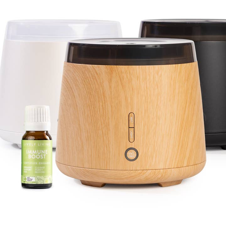 Aroma-Elm Diffuser + Immune Boost Oil for wholesale by Lively Living