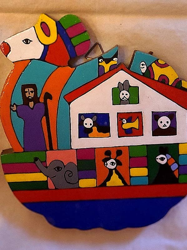 210A Noah’s Ark-Medium (4 3/4” x 4 1/4”) for wholesale by Arara Enterprises