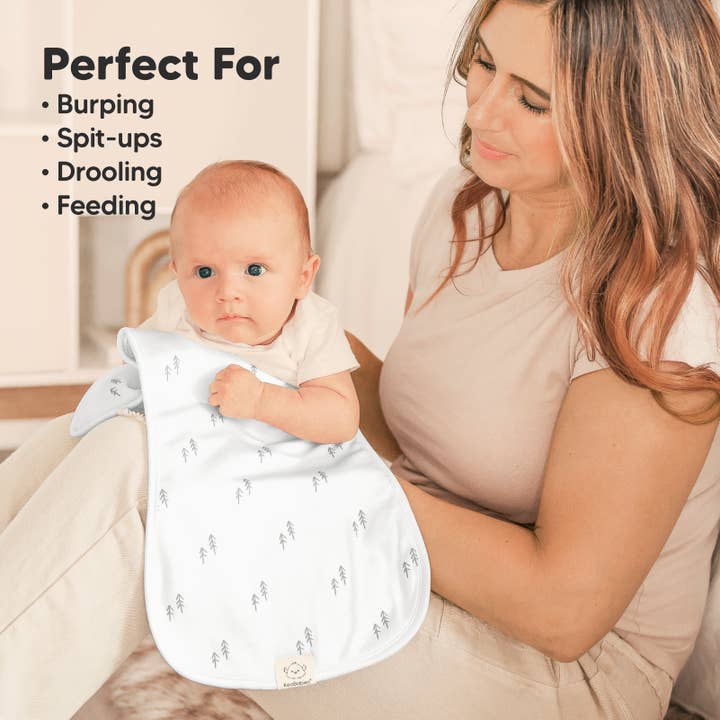 Nordic KeaBabies 5-Pack Urban Burp Cloths for wholesale on Faire