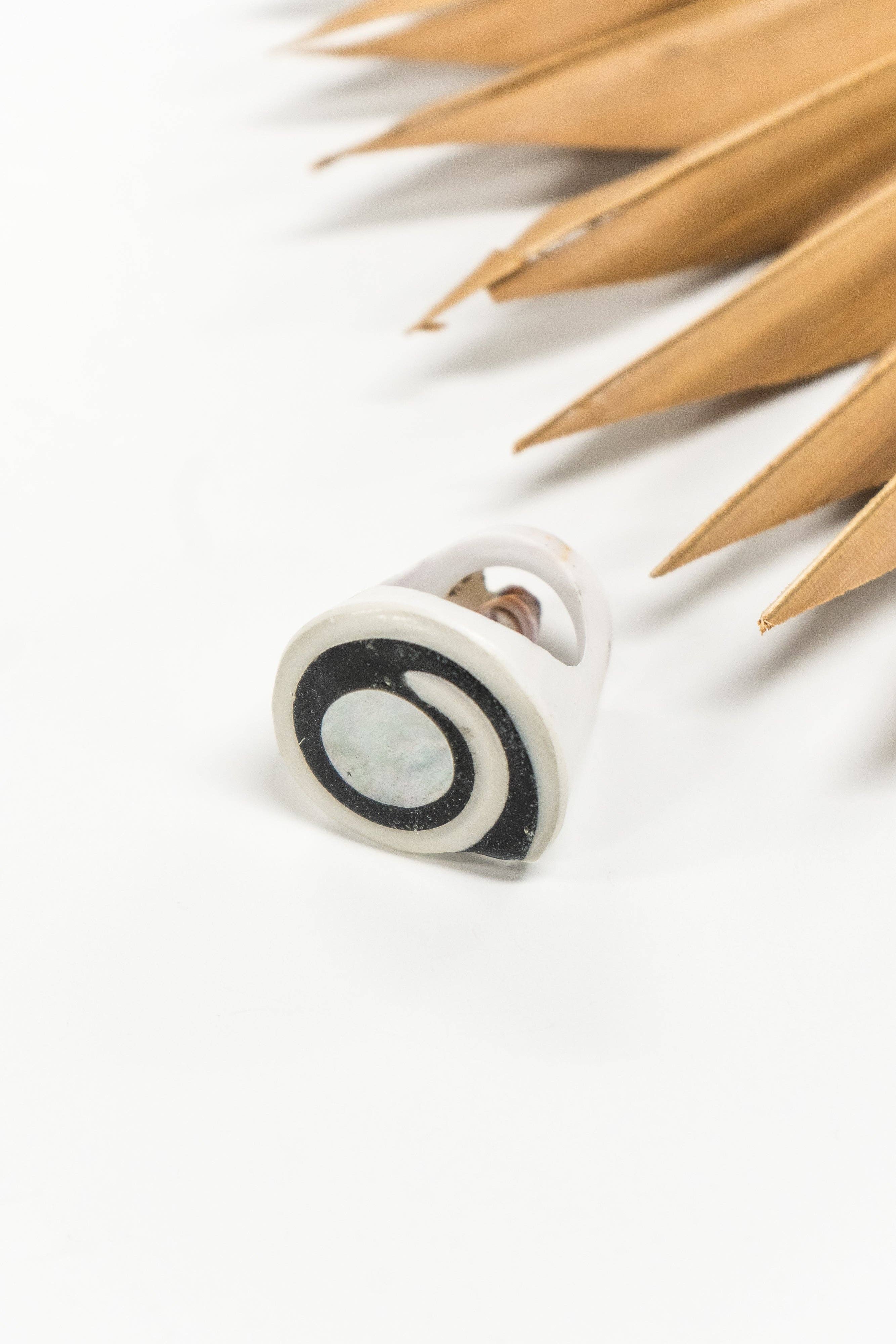 Bali Queen - Wholesale Cocktail/Statement Ring - Bali Shell Rings23