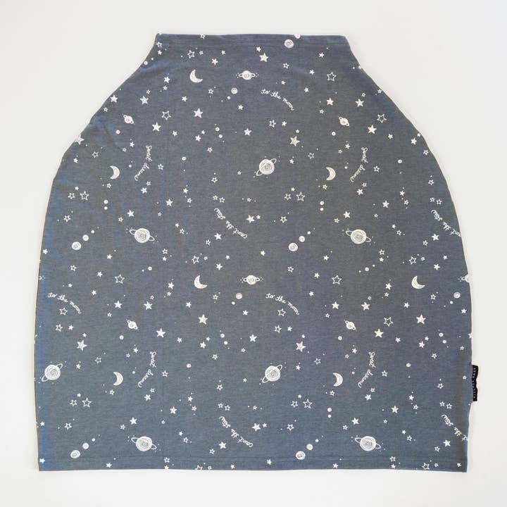 Extra Soft and Stretchy Nursing and Carseat Cover: Starry Dreams for wholesale by Village Baby
