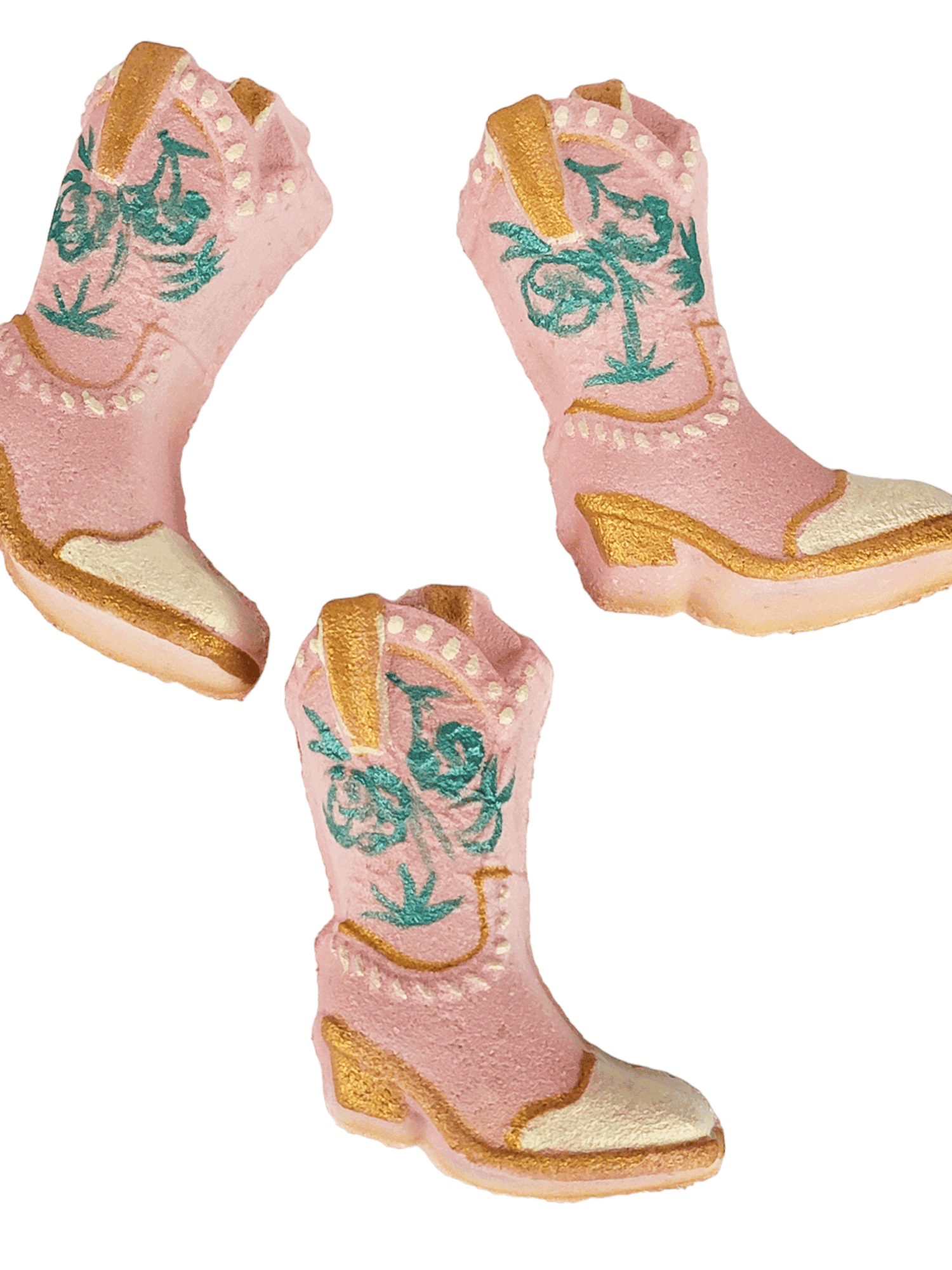 Indulgence Bath Bakery - Wholesale Bath Bomb/Fizz - Boot Scootin'  Female Cowgirl Boot Bath Bomb2