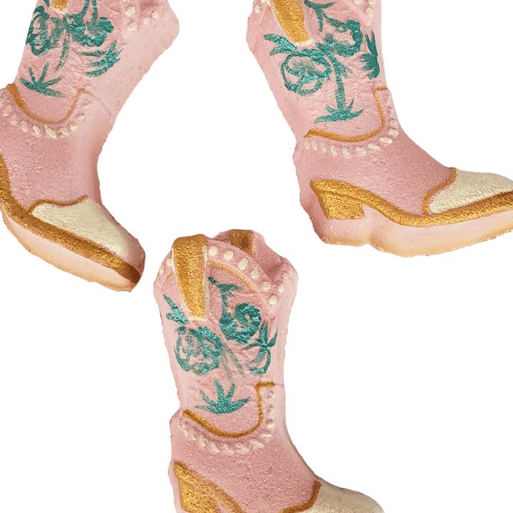 Indulgence Bath Bakery - Wholesale Bath Bomb/Fizz - Boot Scootin' Female Cowgirl Boot Bath Bomb2