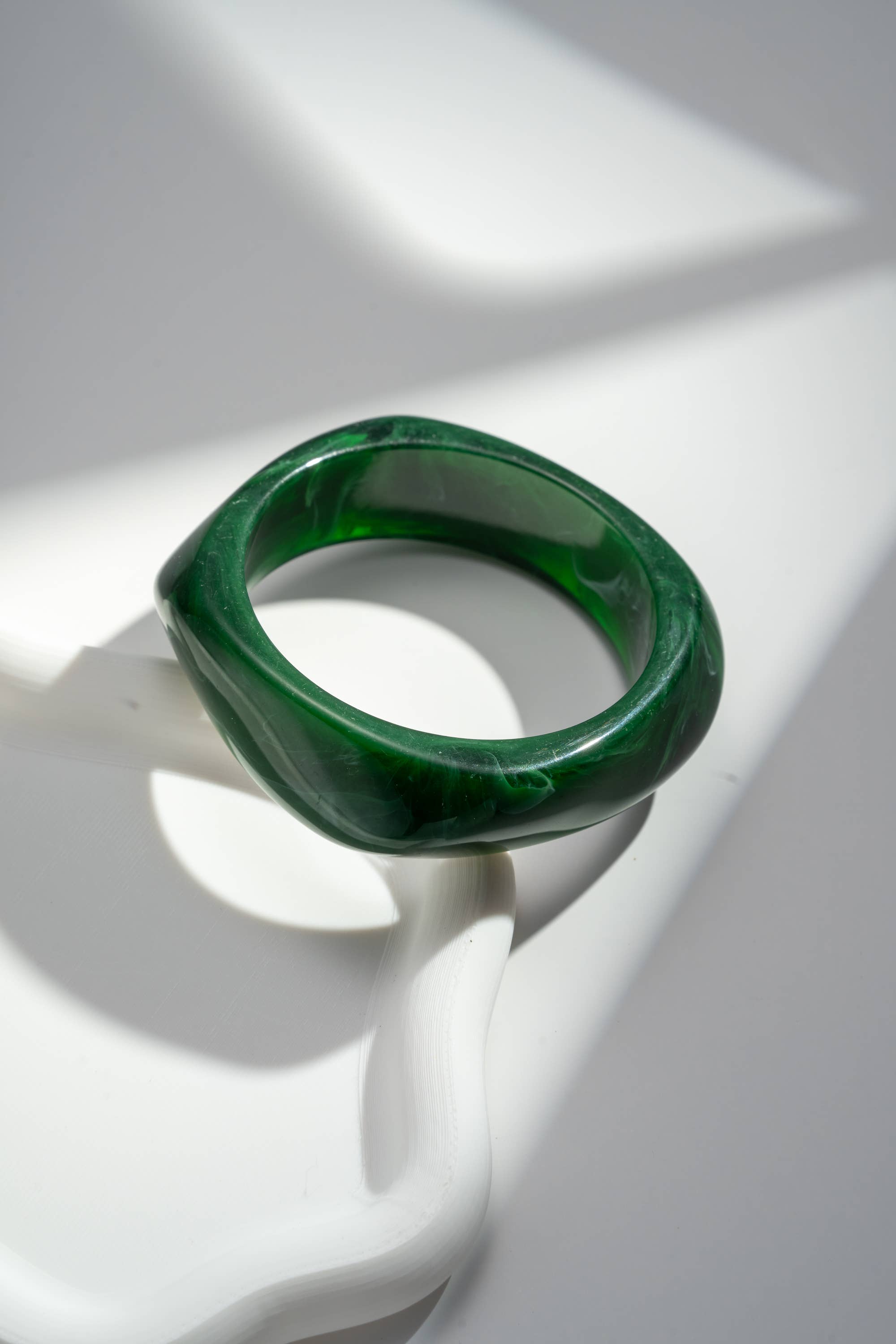 COSMOS - Wholesale Bangle Bracelet - Marble-effect resin bangle bracelet0