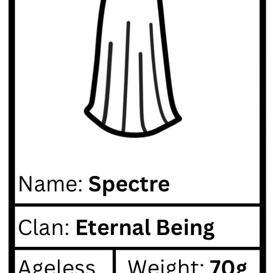 Spectre Worrywart - Fantôme pour la vente par CURED