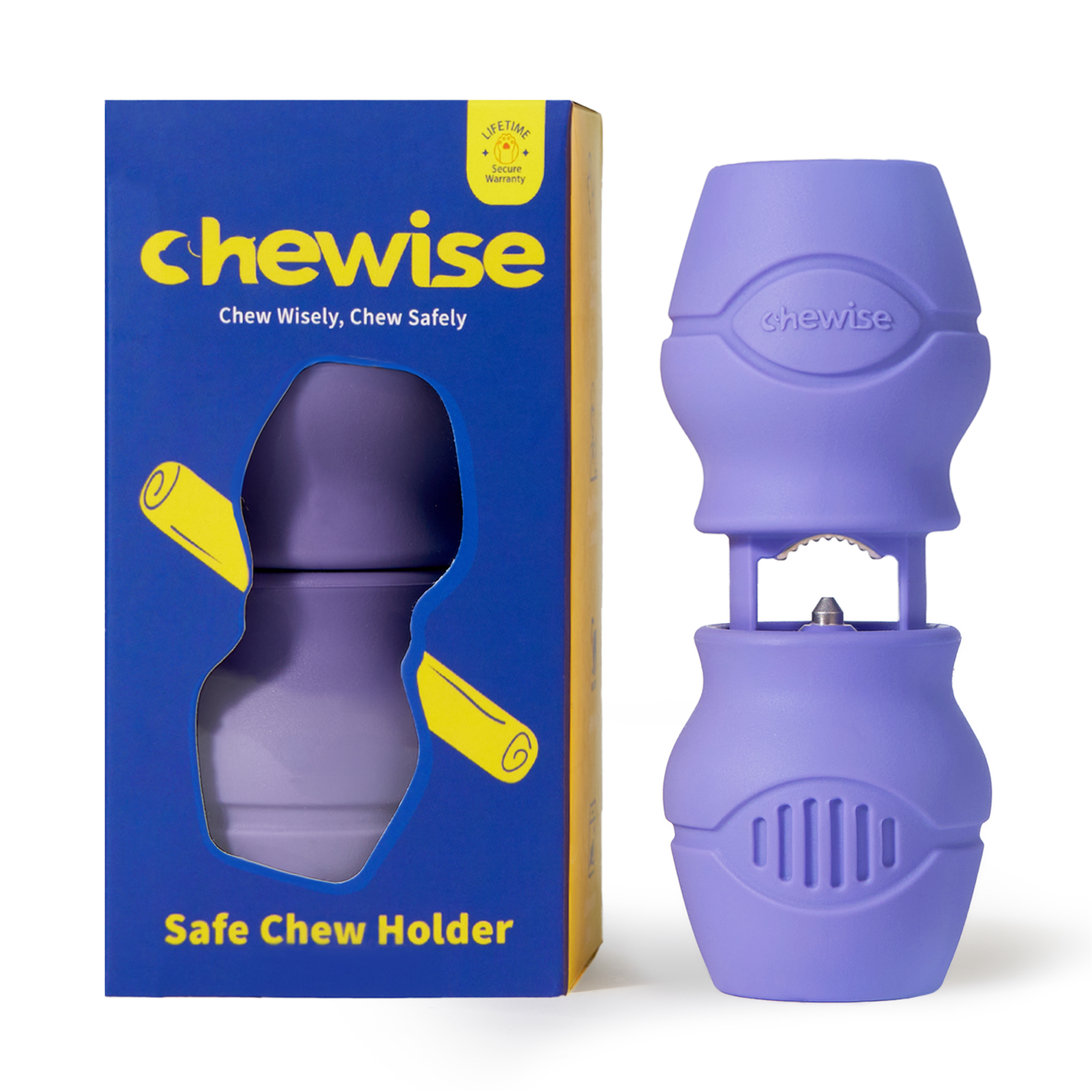 Chewise Official - Wholesale Pet Chew Toy - Dog - Safe Chew Holder – Small | Case Pack (75 Units) 1