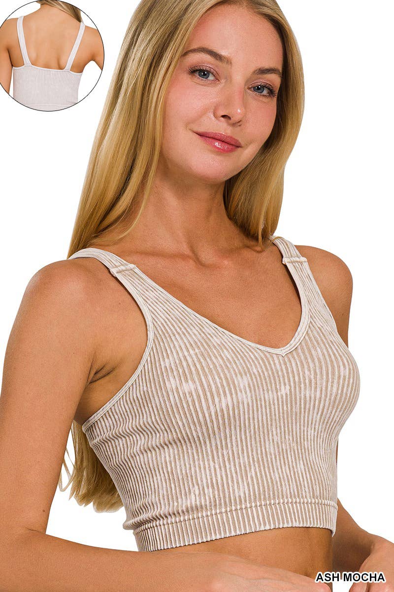 42POPS - Vendita all'ingrosso Canotta - Donna - .42POPS Premium Lavato Senza Cuciture Canotta a Coste40