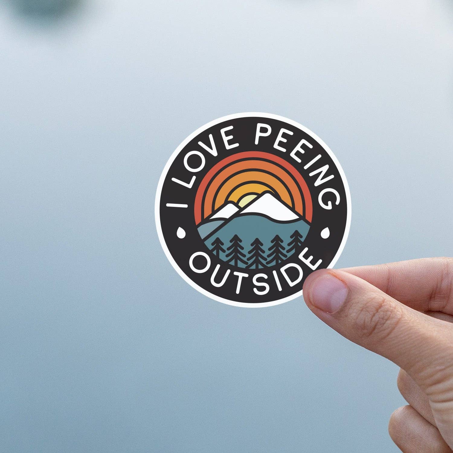 Squatchy - Wholesale Sticker - I Love Peeing Outside Sticker9