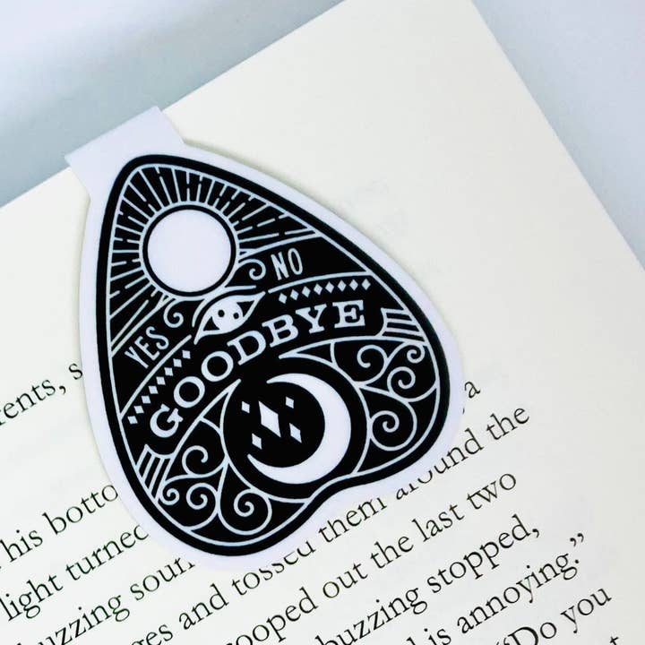 Witch Vibes - Ouija Planchette - Spooky Vibes - Library - Bookmarks - Magnetic Bookmark for wholesale by Wild & Wicked Designs