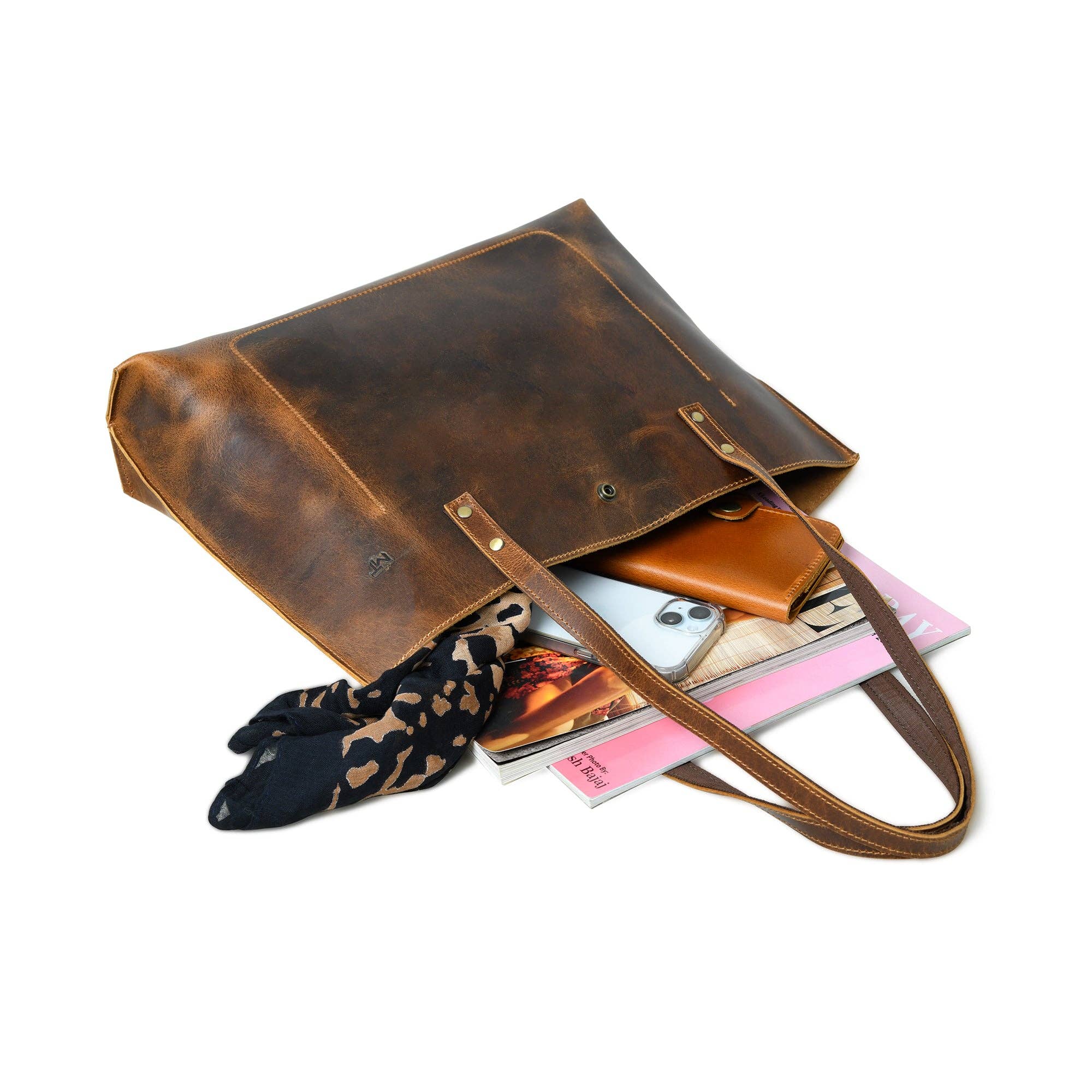 Classy Leather Bags - Wholesale Tote Bag - Women's - Buffalo Terry Tote4