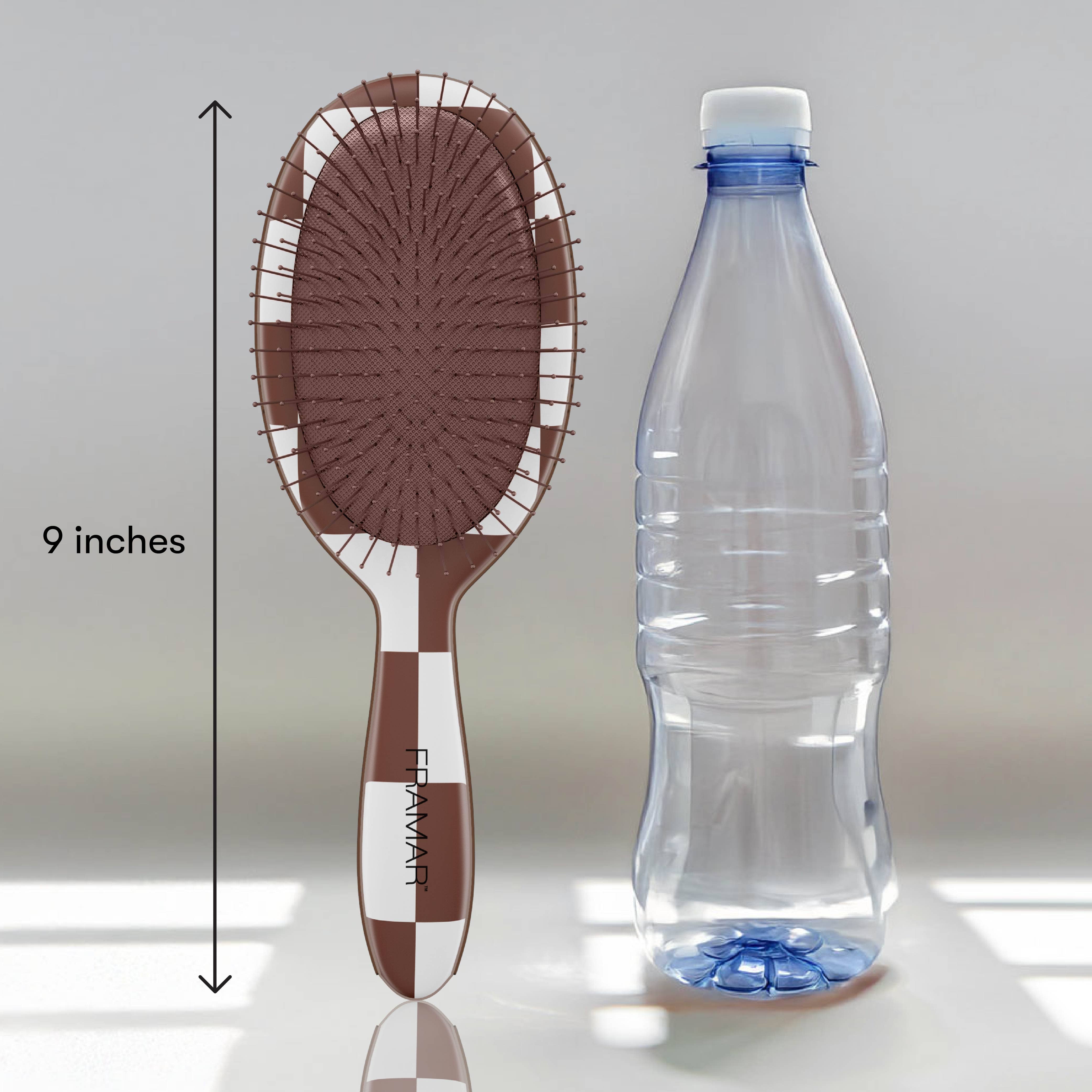 Framar Hair Brushes & Hair Accessories - Wholesale Hair Brush/Comb - FRAMAR Checkered Detangling Brush, Wet Hair Brush Detangler10