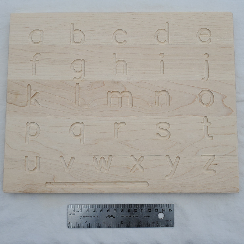 Toy Maker of Lunenburg - Vente Jouet en bois – enfant - Tableau de traçage de l'alphabet5