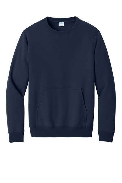 Print The Dream – wholesale Sweatshirt - Herr – Port & Company® Core Fleece Crewneck Tröja med Ficka4