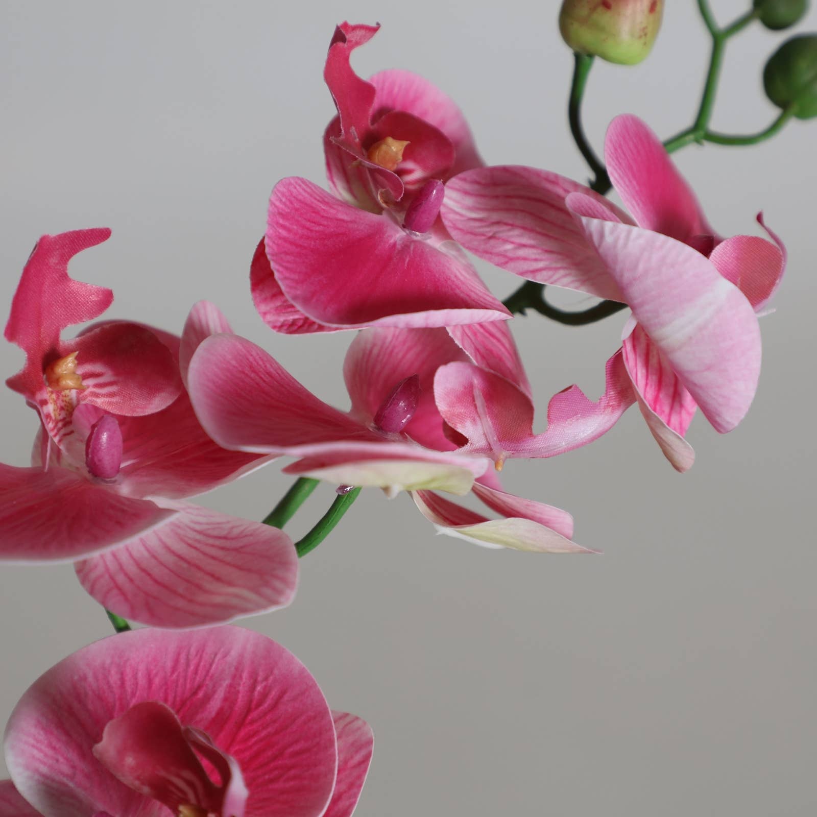 B&B – Planta artificial por atacado – Orquídea artificial de plástico, branca, 28x11x38 cm1