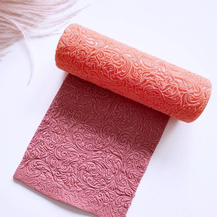 Rouleau à texture tourbillon ornemental pour la vente par S.I. Originals