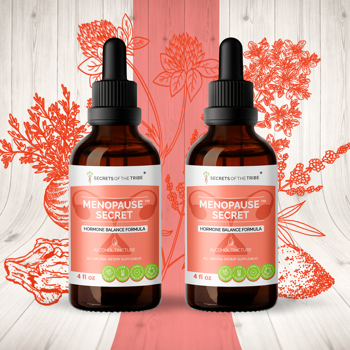 Secrets Of The Tribe - Wholesale Oral Supplement/Vitamin - Menopause Secret. Hormone Balance Formula9