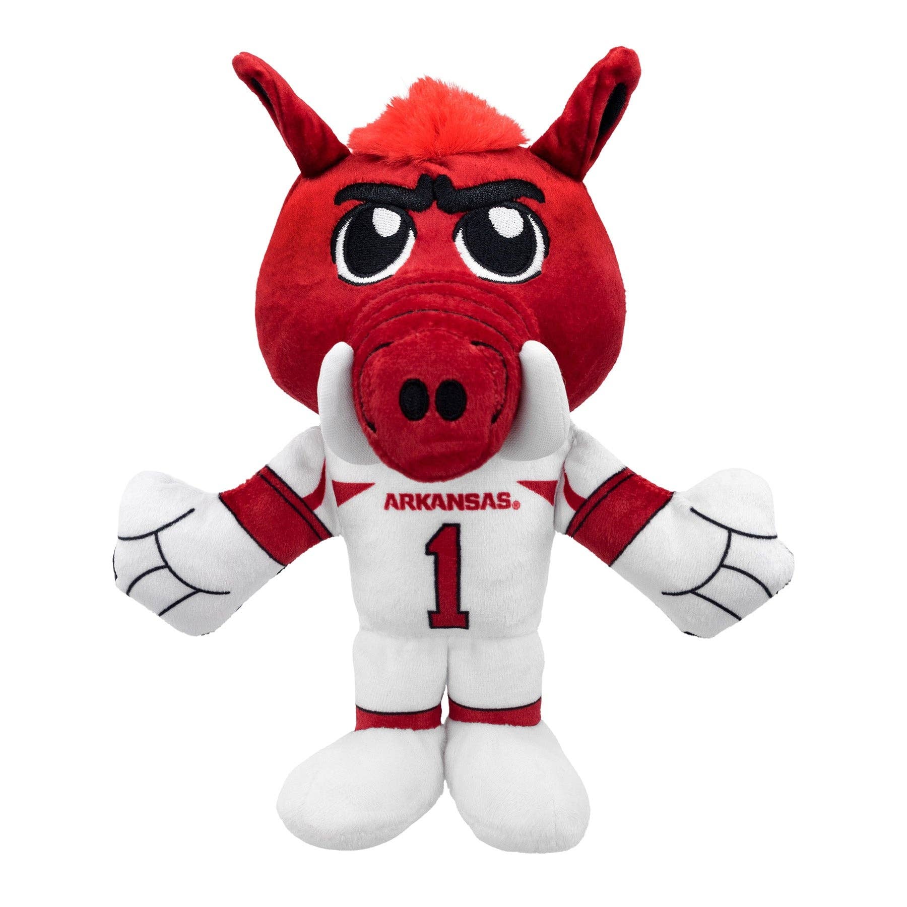 Uncanny Brands - Wholesale Stuffed/Plush Toy - Kids & Baby - Bleacher Creatures Arkansas Razorbacks Big Red 8" Mascot Kuricha Sitting Plush2