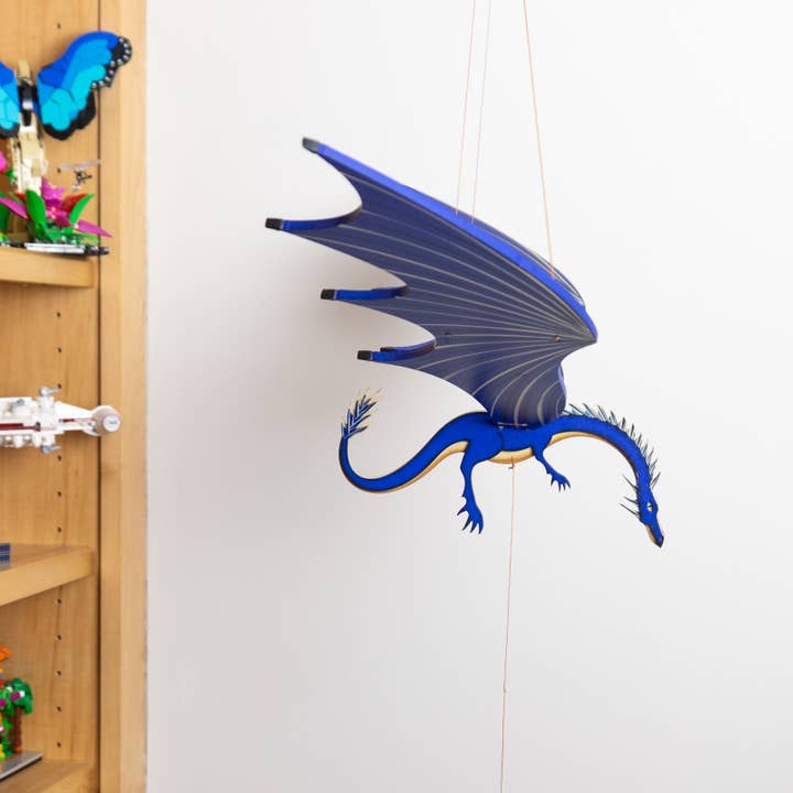 Tulia's Artisan Gallery - Vendita all'ingrosso Decorazione mobile - 32" XL Dragon Flying Mobile3