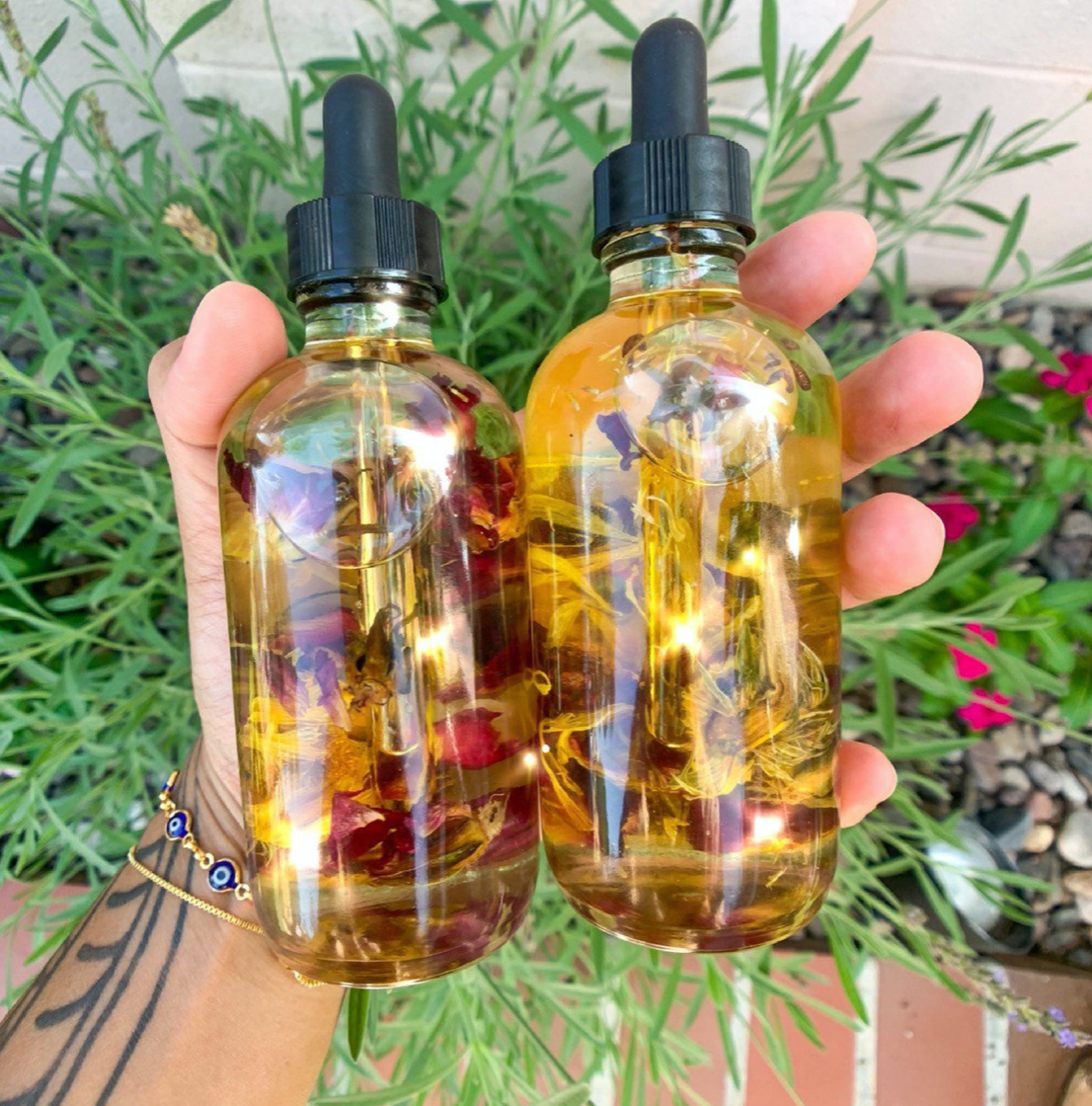 Self goddess - Wholesale Bath/Body Oil - Love Frequency Botanical Rose Body Oil - Crystal Infused6