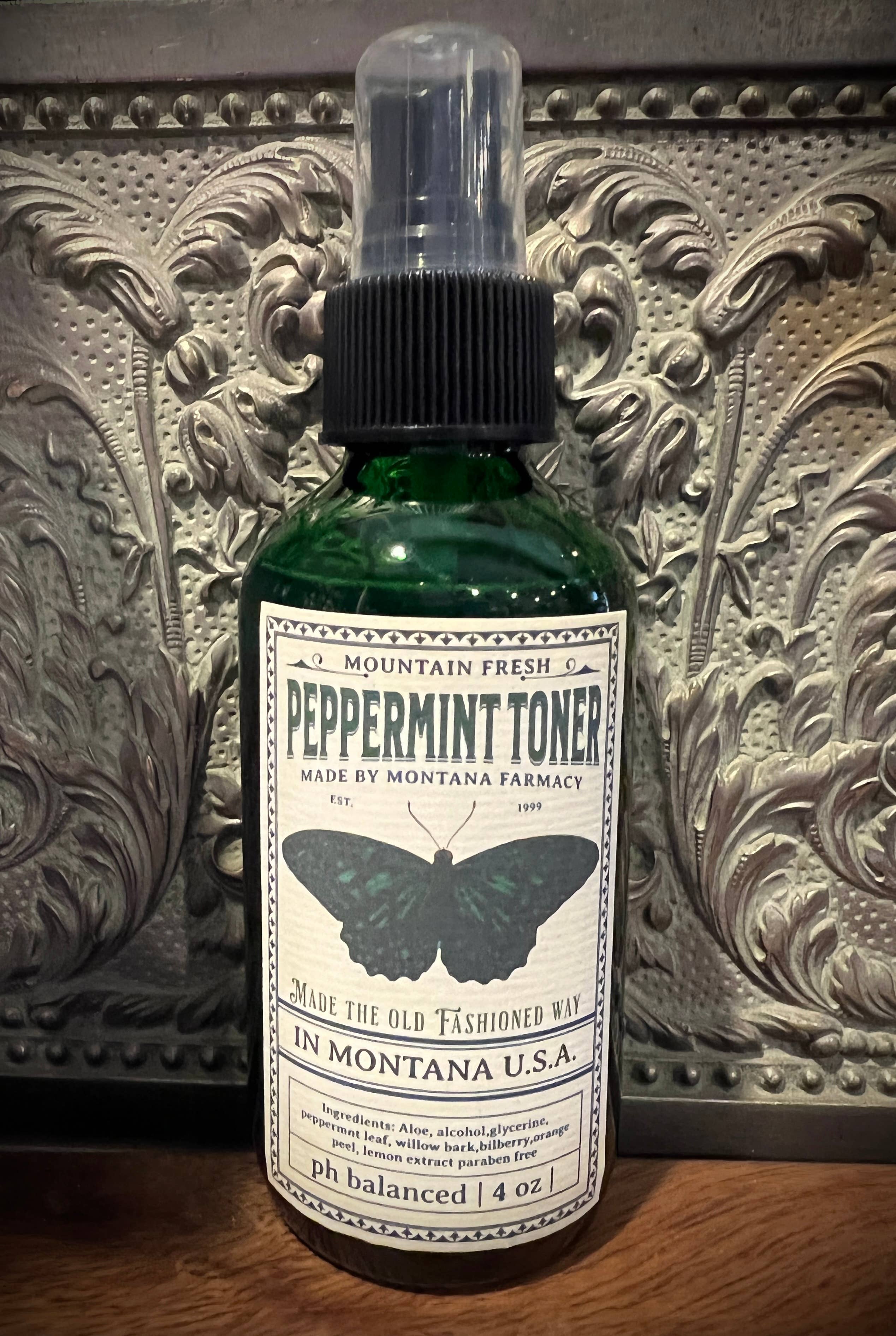 Montana Farmacy – wholesale Facial Toner – Old Fashioned  Apothecary Fresh Peppermint Facial Toner1