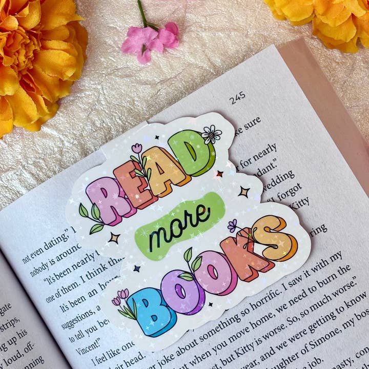 Marque-page magnétique "Lisez plus de livres" pour la vente par Posh Paperie
