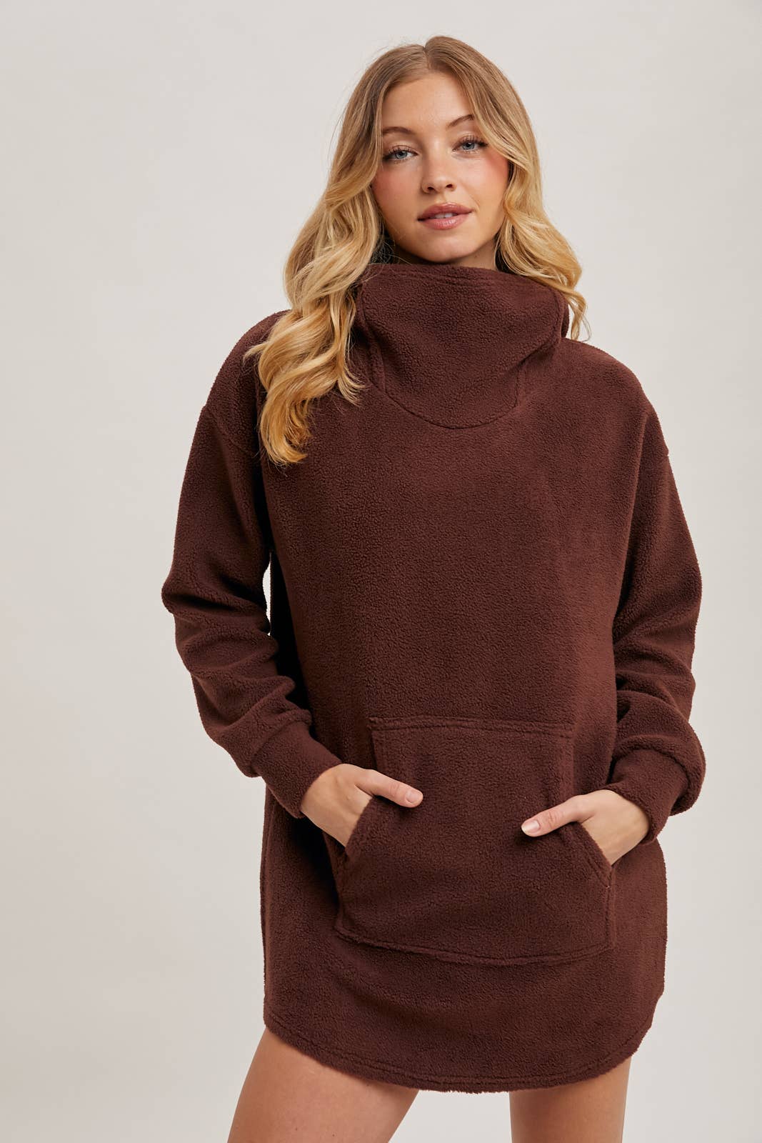 Bluivy - Wholesale Hoodie - Women's - FLEECE HOODIE TUNIC33