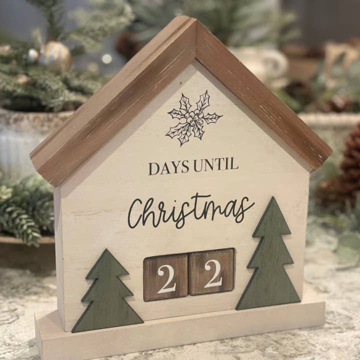 Collins Painting & Design - Wholesale Christmas Decoration - FR-3767 - Christmas 30 Day Countdown House